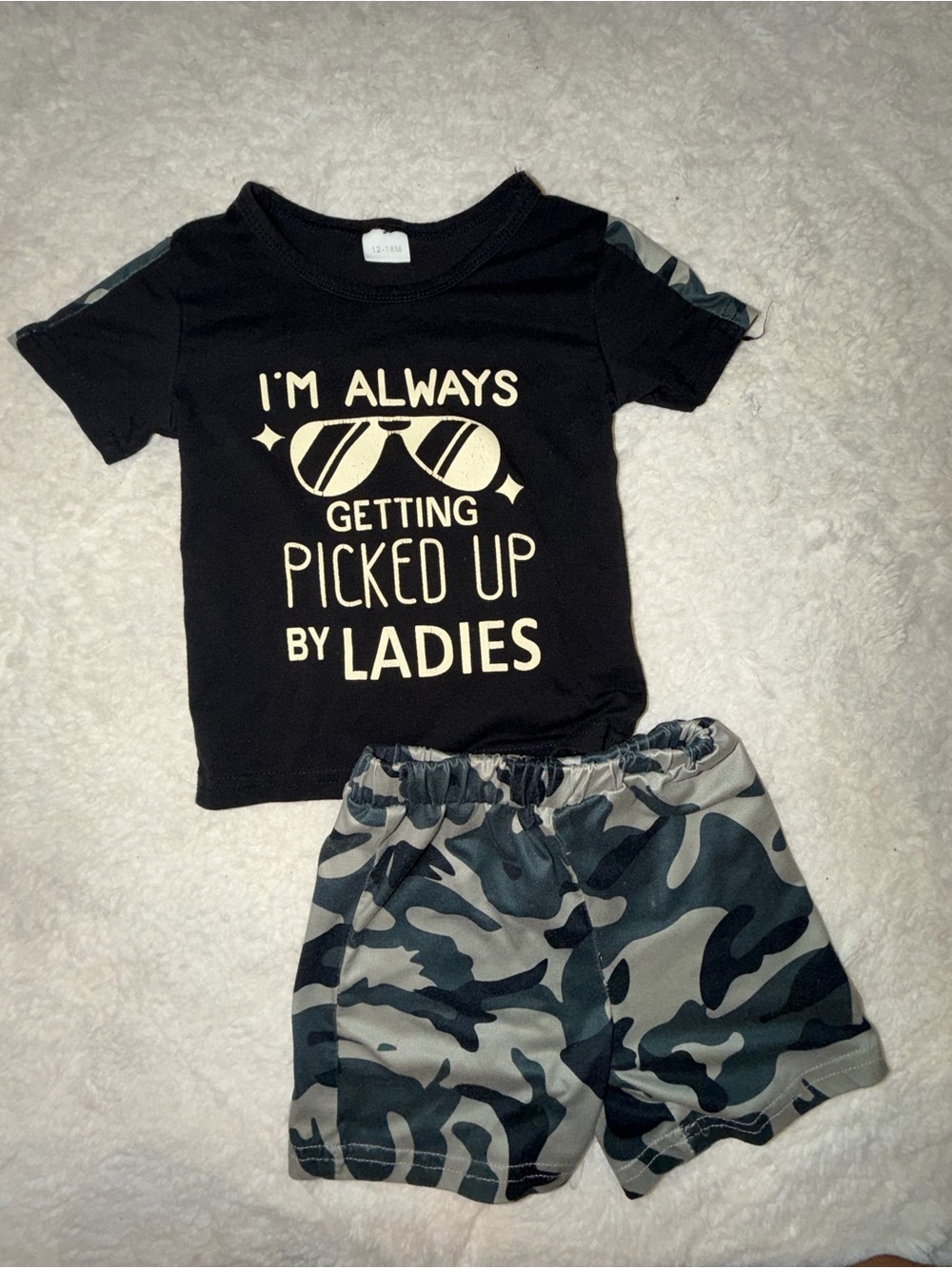 Matching Camo set 12-18M